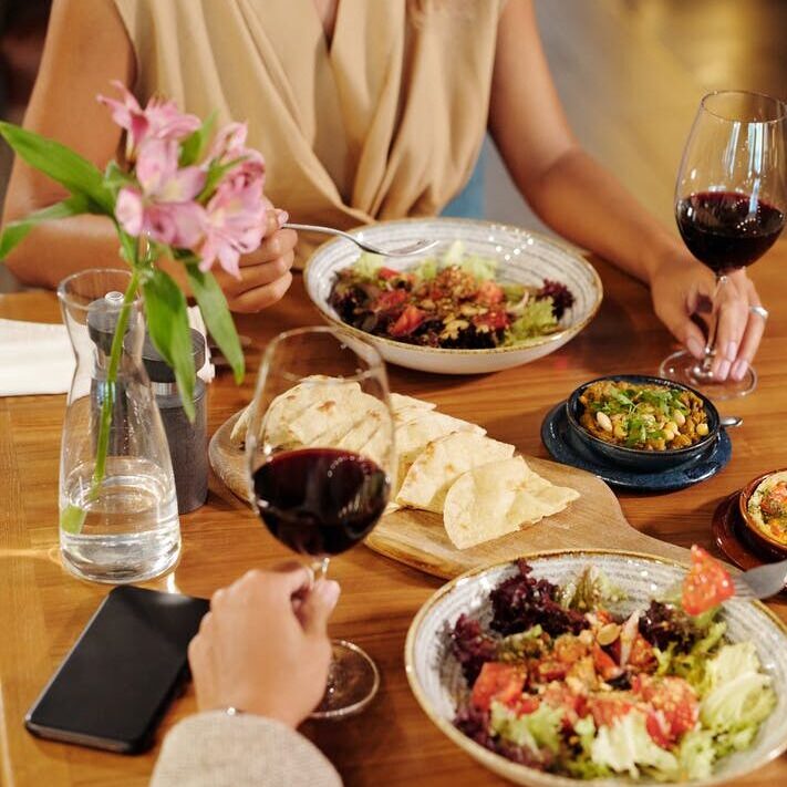 food restaurant man couple